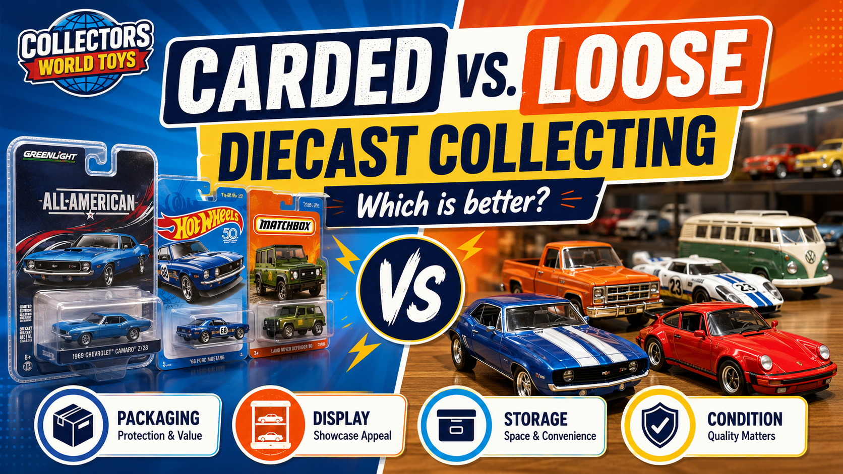 Carded vs loose diecast debate