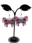 Pink Butterfly earrings