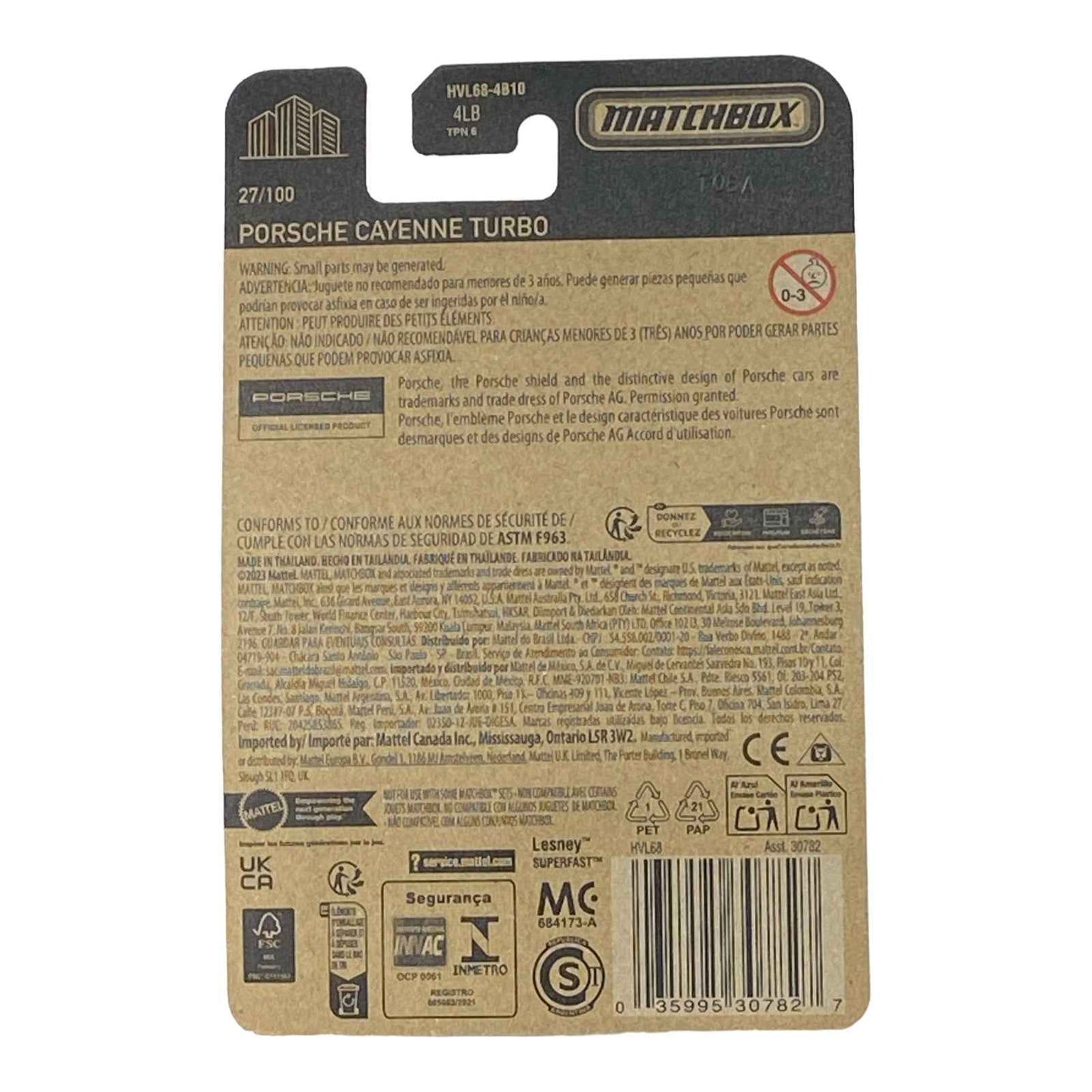 Matchbox Porsche Cayenne Turbo - Matchbox Series 27/100