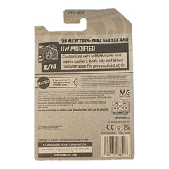 Hot Wheels '89 Mercedes-Benz 560 SEC AMG - Modified Series 8/10 -