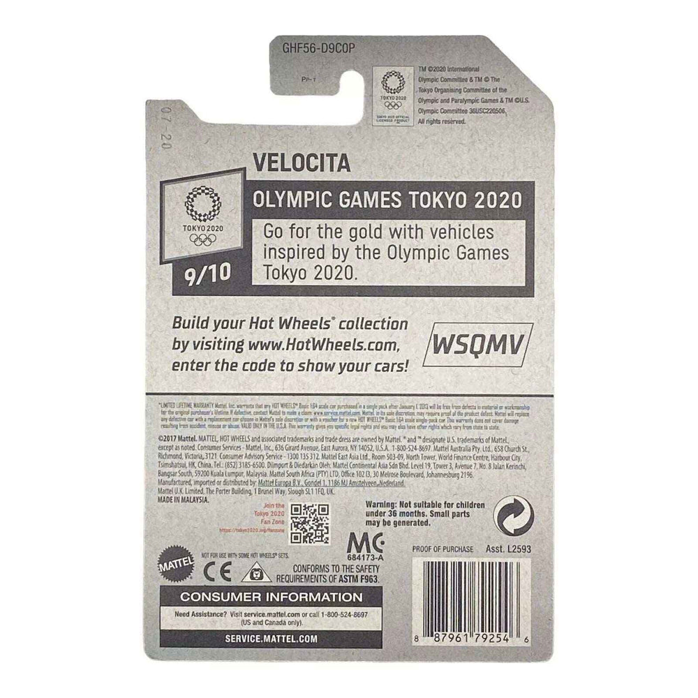 Hot Wheels Velocita - Swimming - Olympic Games Tokyo 2020 Series 9/10 -