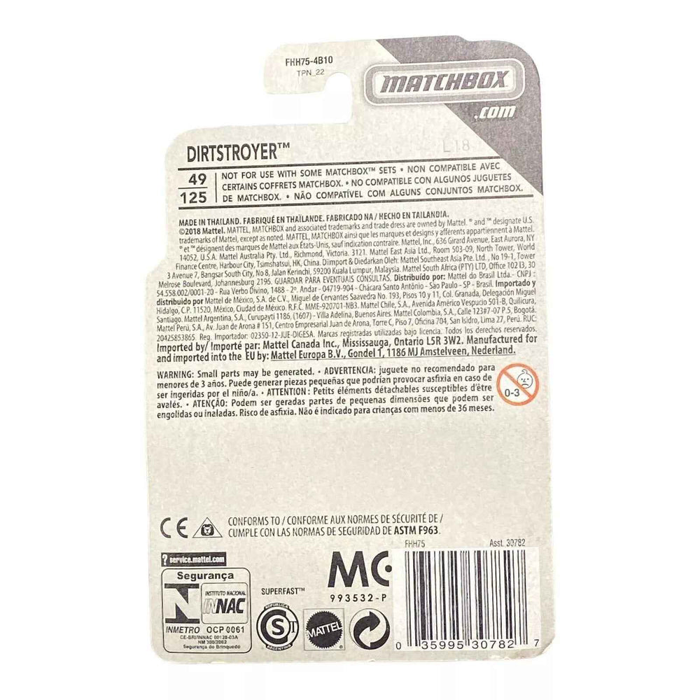 Matchbox Dirtstroyer - Matchbox MBX Construction Series 13/20 -