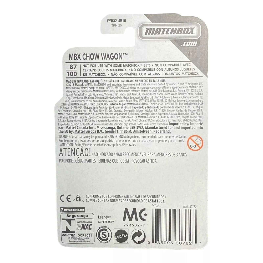 Matchbox MBX Chow Wagon - MBX Service Series 9/20 -