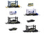 Model Kit 4 piece Car Set Release 44 Limited Edition to 9400 pieces Worldwide 1/64 Diecast Model Cars by M2 Machines
