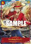 Monkey.D.Luffy (Store Championship Trophy Card) (P-001) - One Piece Promotion Cards Foil