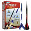 Athena X Starter Set Rocket-Building Kit, Beginner Flying-Rocket-Model Kit for Ages 10+