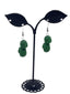 Green Snake Earrings