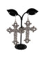 Large cross earrings