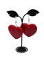 Heart trinket box earrings