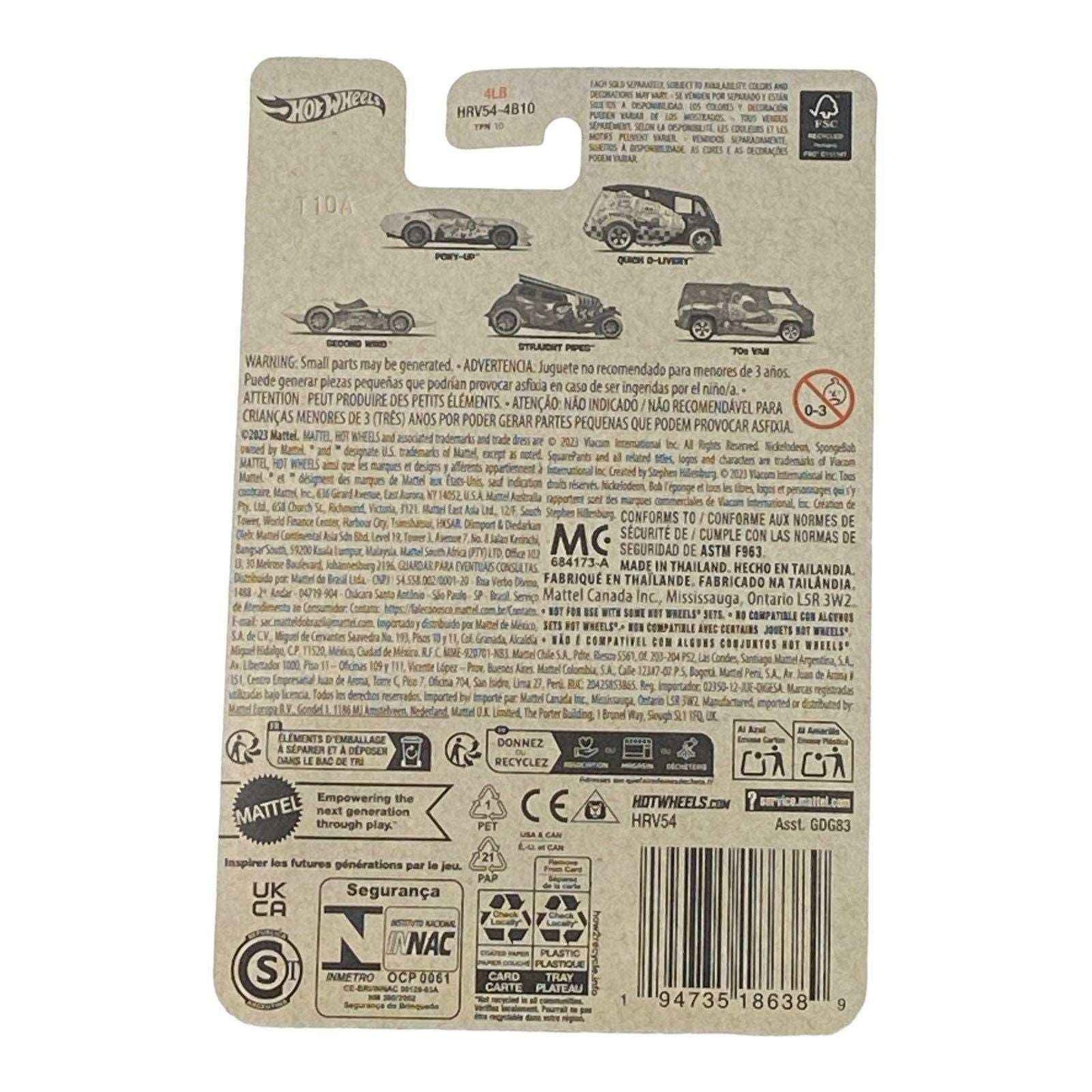 Hot Wheels Quick D-Livery - SpongeBob 25'th Anniversary Series 3/5