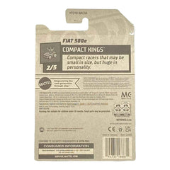 Hot Wheels Fiat 500e - Compact kings Series 2/5 -