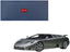 Bugatti EB110 SS Super Sport Grigio Metalizzatto Silver Metallic with Silver Wheels 1/18 Model Car by Autoart