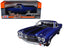 1970 Chevrolet El Camino SS 396 Dark Blue Metallic with Black Stripes 1/24 Diecast Model Car by Motormax