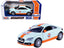 Audi TT Coupe "Gulf Oil" Light Blue with Orange Stripes "Gulf Die-Cast Collection" 1/24 Diecast Model Car by Motormax