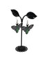 Bud butterfly earrings