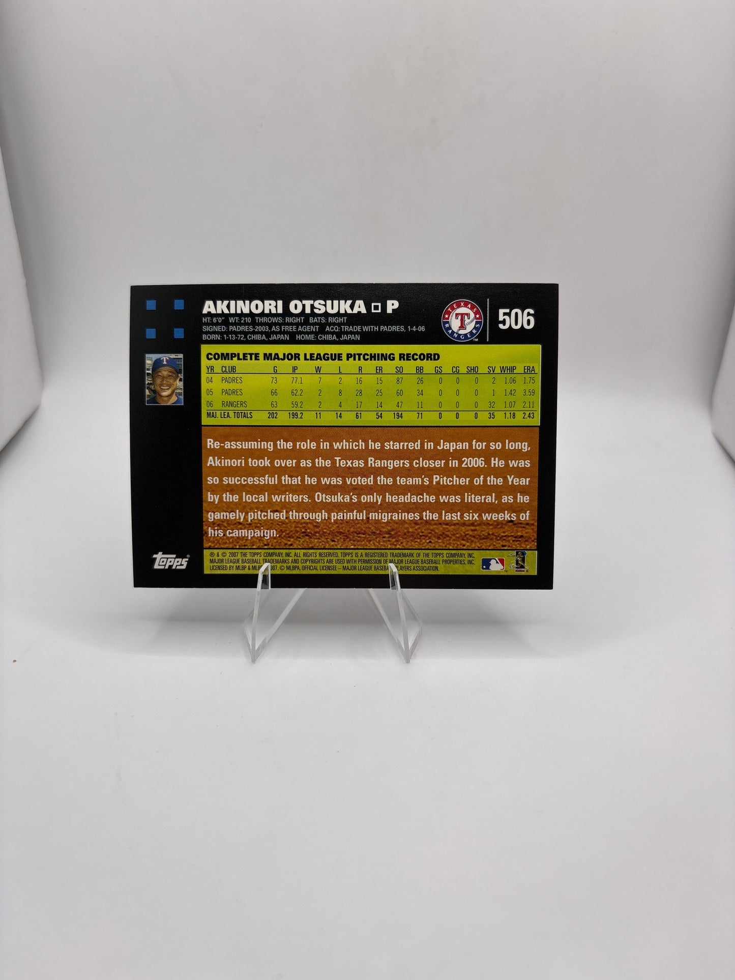 Topps Akinori Otsuka