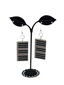 Piano key earrings