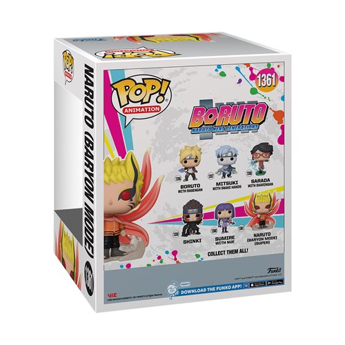 Boruto: Naruto Next Generations Naruto (Baryon Mode) Super 6-Inch Funko Pop! Vinyl Figure #1361 - Collectors World Toys