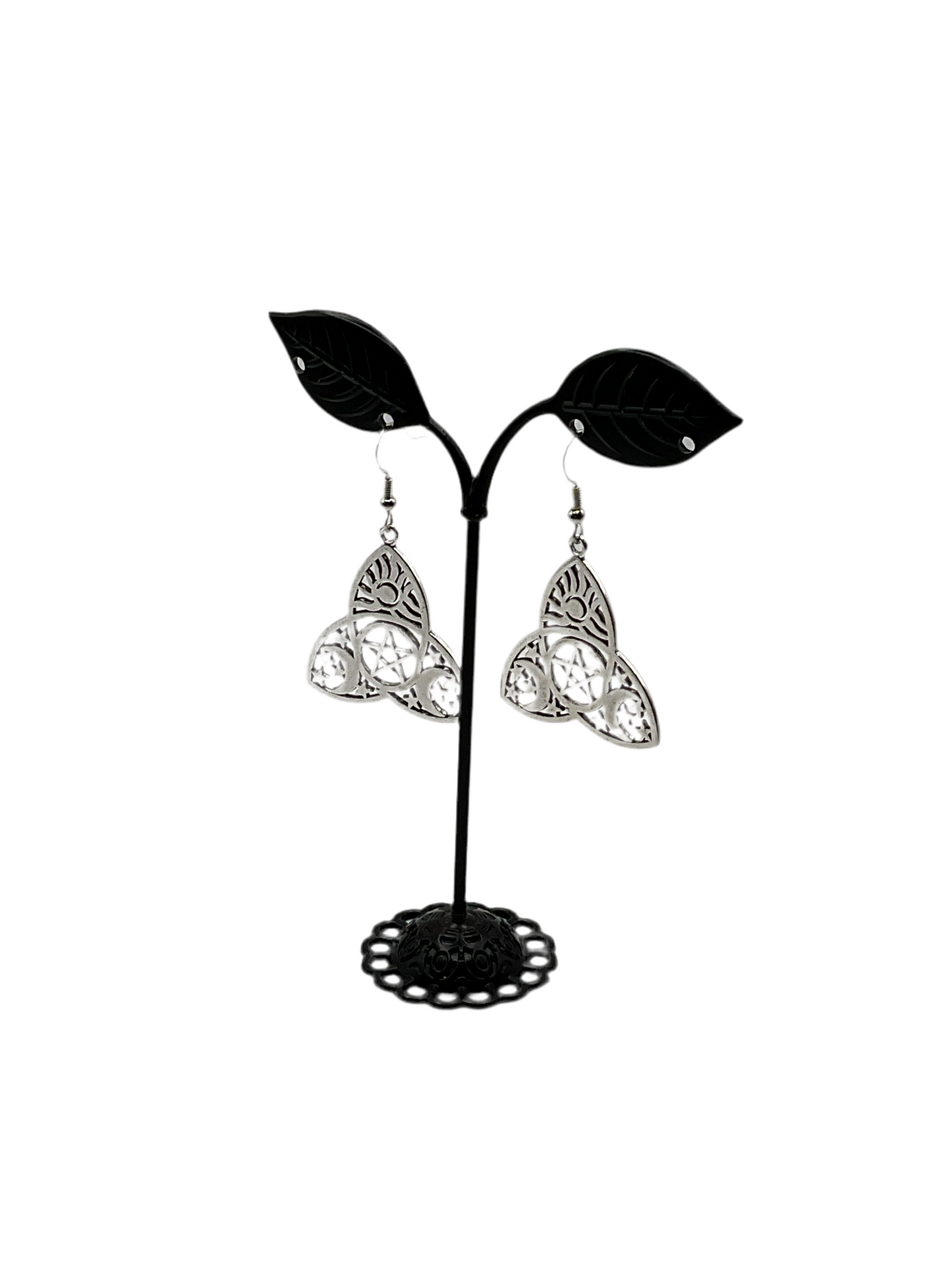 Celtic Stars moons and Sun Earrings