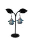 Blue and White Fish Earrings