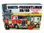 AMT - Skill 3 Model Kit White Freightliner SD/DD Truck Tractor 2-in-1 Kit with Display Base "75th Freightliner Anniversary" Commemorative Edition 1/25 Scale Model