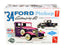 AMT - Skill 2 Model Kit 1934 Ford Pickup Truck 3 in 1 Kit "Trophy Series" 1/25 Scale Model