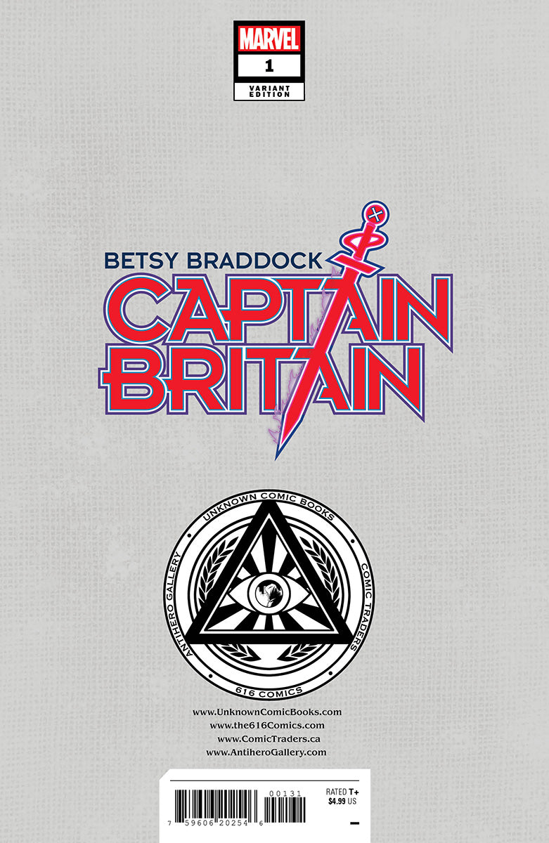 Betsy Braddock: Captain Britain #1 Unknown Comics Miguel Mercado Exclusive Vogue Var (02/22/2023) - Collectors World Toys