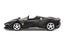 BBR - Ferrari Daytona SP3 Matt Black with White Stripes and Red Interior 1/64 Diecast Model Car by BBR