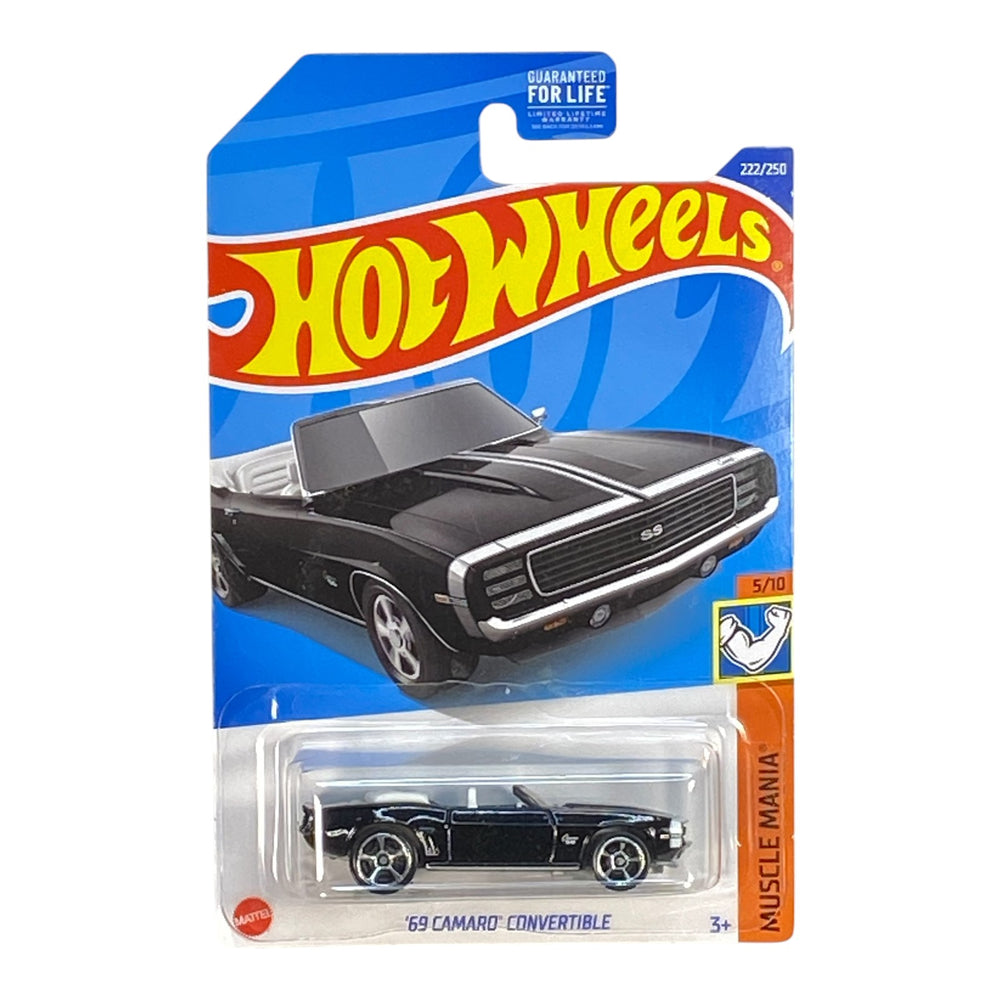 Hot Wheels '69 Camaro Convertible - Muscle Mania Series 5/10 -