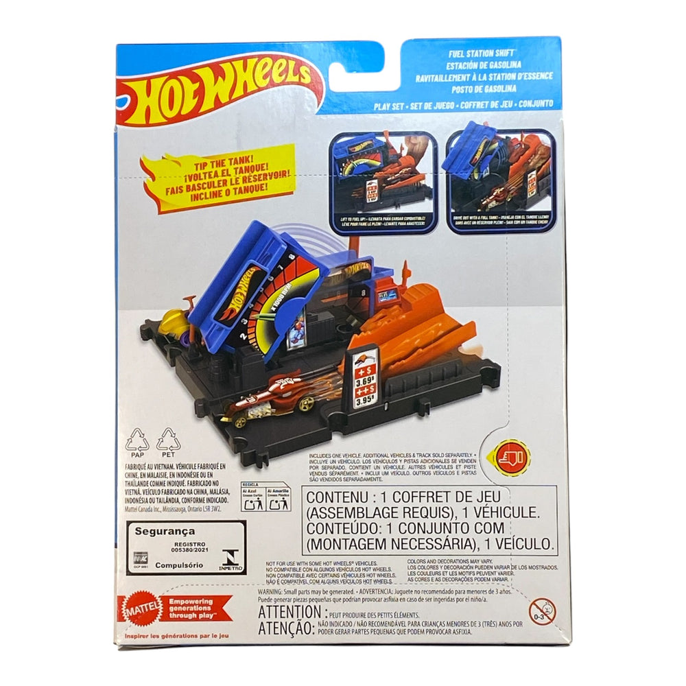 Hot Wheels City Fuel Station Shift Track Set -
