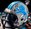 Detroit Lions Football Helmet Custom building blocks
