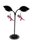 Pink Dinosaur Skeleton Earrings