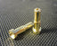 TQ Wire - 4mm + 5mm Double Male Bullets (pr.) Gold 20mm
