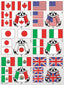 XXX Main Racing - Flags Sticker Sheet