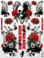 XXX Main Racing - Skulls & Roses Sticker Sheet