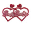 Bride Heart Earrings