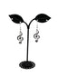 Music note earrings