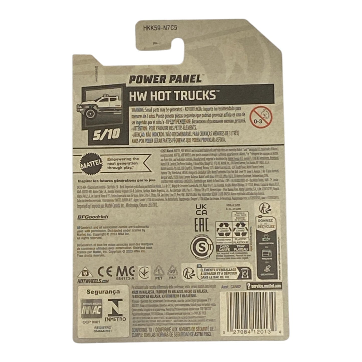 Hot Wheels Power Panel - HW Hot Trucks Series 5/10