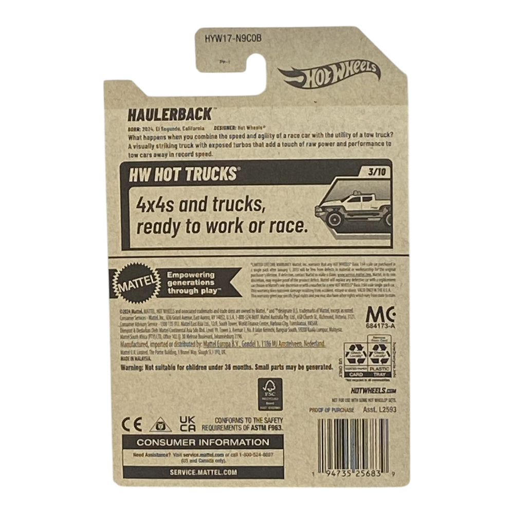 Hot Wheels Haulerback - Hot Trucks Series 3/10 -