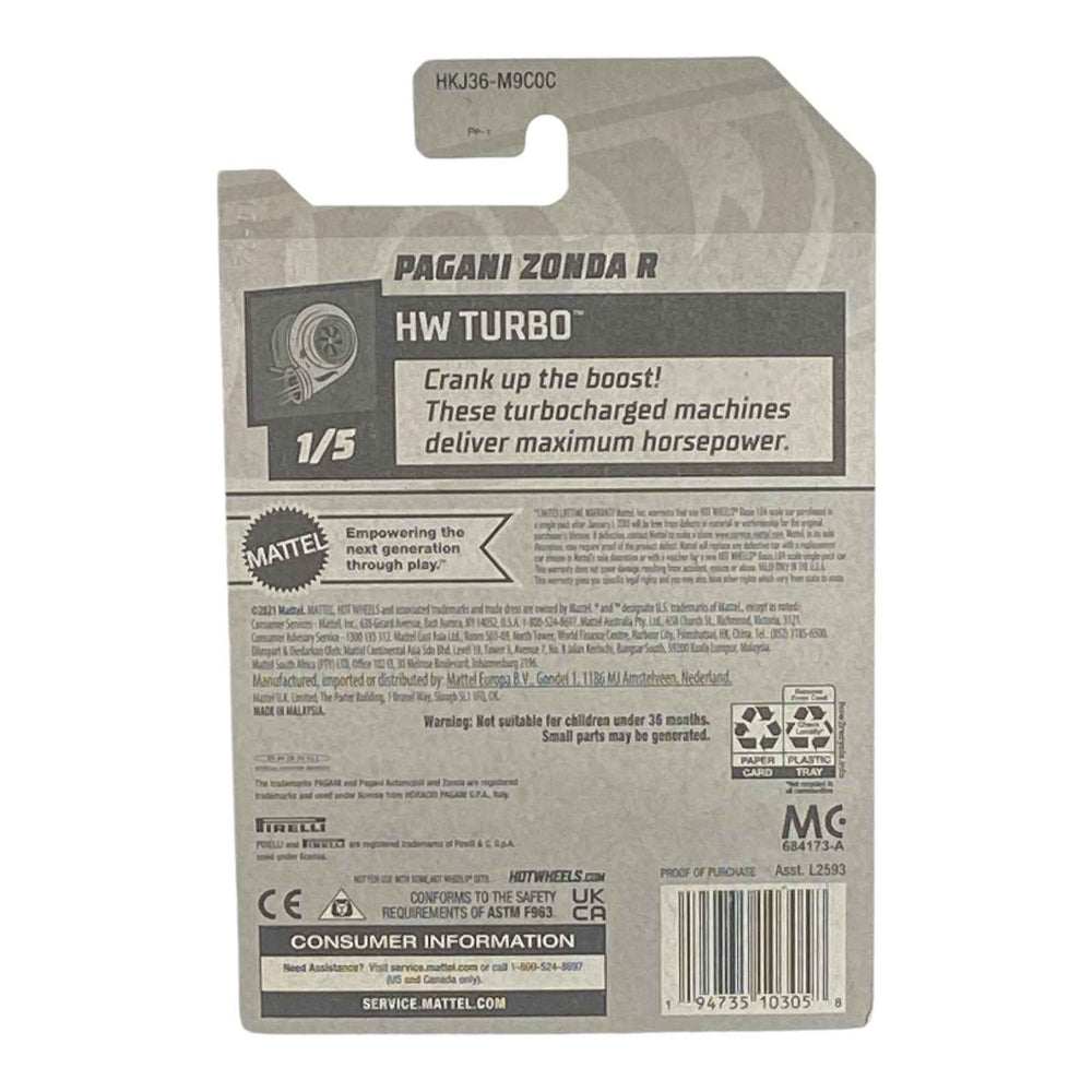 Hot Wheels Pagani Zonda R - Turbo Series 1/5 -