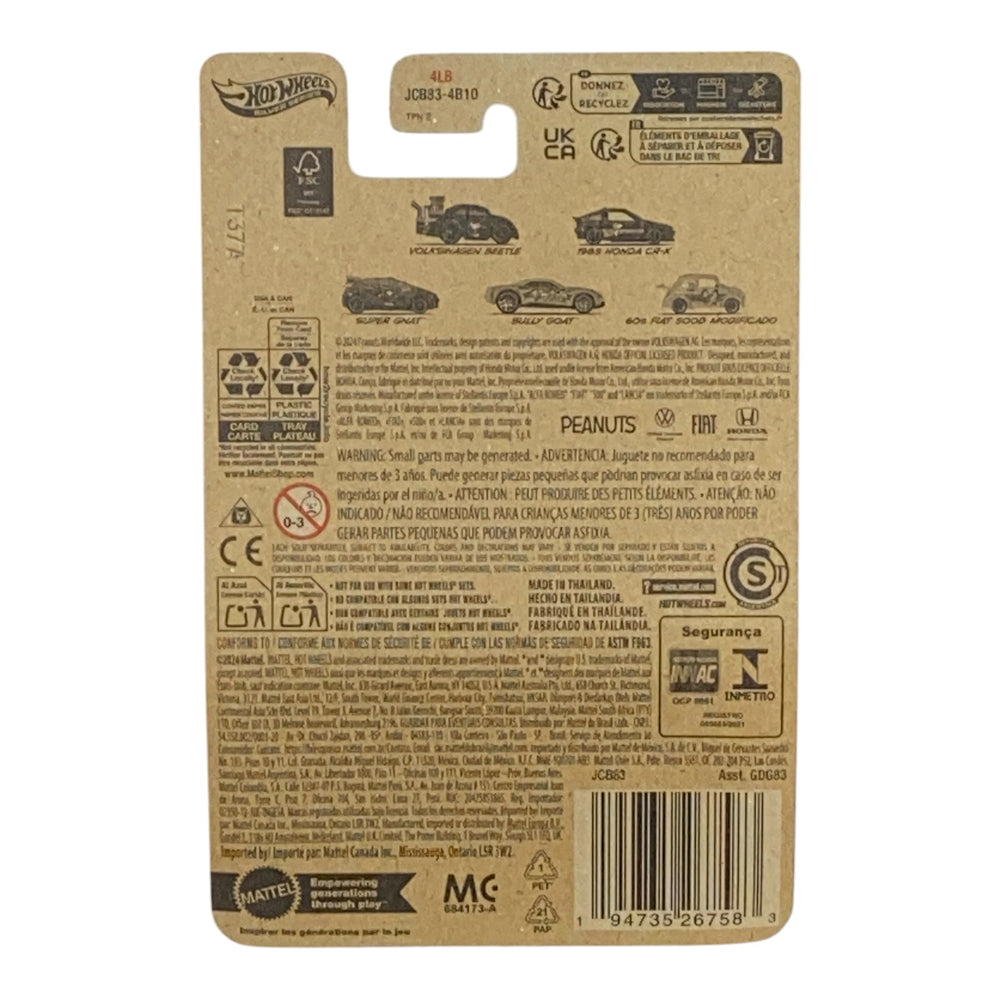 Hot Wheels Bully Goat - Silver Series Peanuts 75 Years 4/5 -
