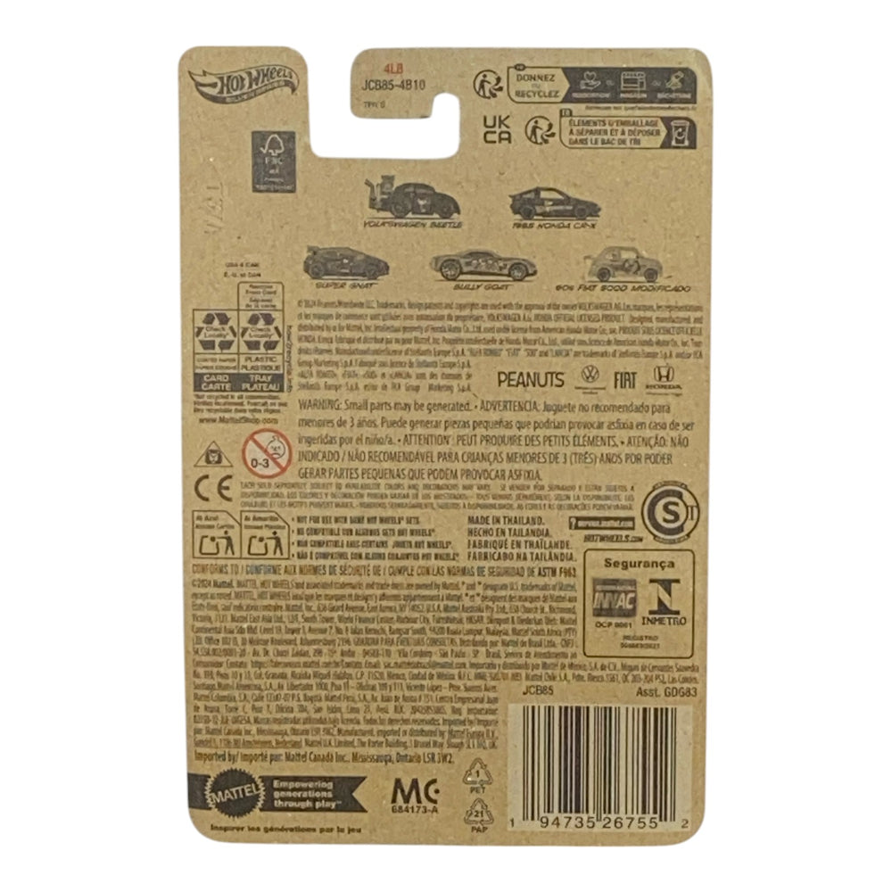 Hot Wheels 60's Fiat 500D Modificado - Silver Series Peanuts 75 Years 5/5 -