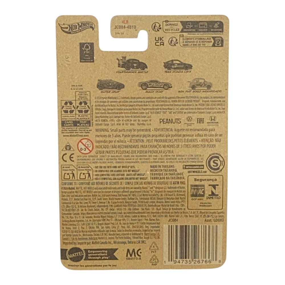 Hot Wheels Super Gnat - Silver Series Peanuts 75 Years 3/5 -