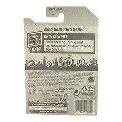 Hot Wheels 2020 Ram 1500 Rebel - Baja Blazers Series 8/10 -