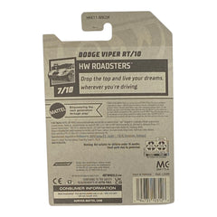 Hot Wheels Dodge Viper RT/10 - Roadsters Series 7/10 -