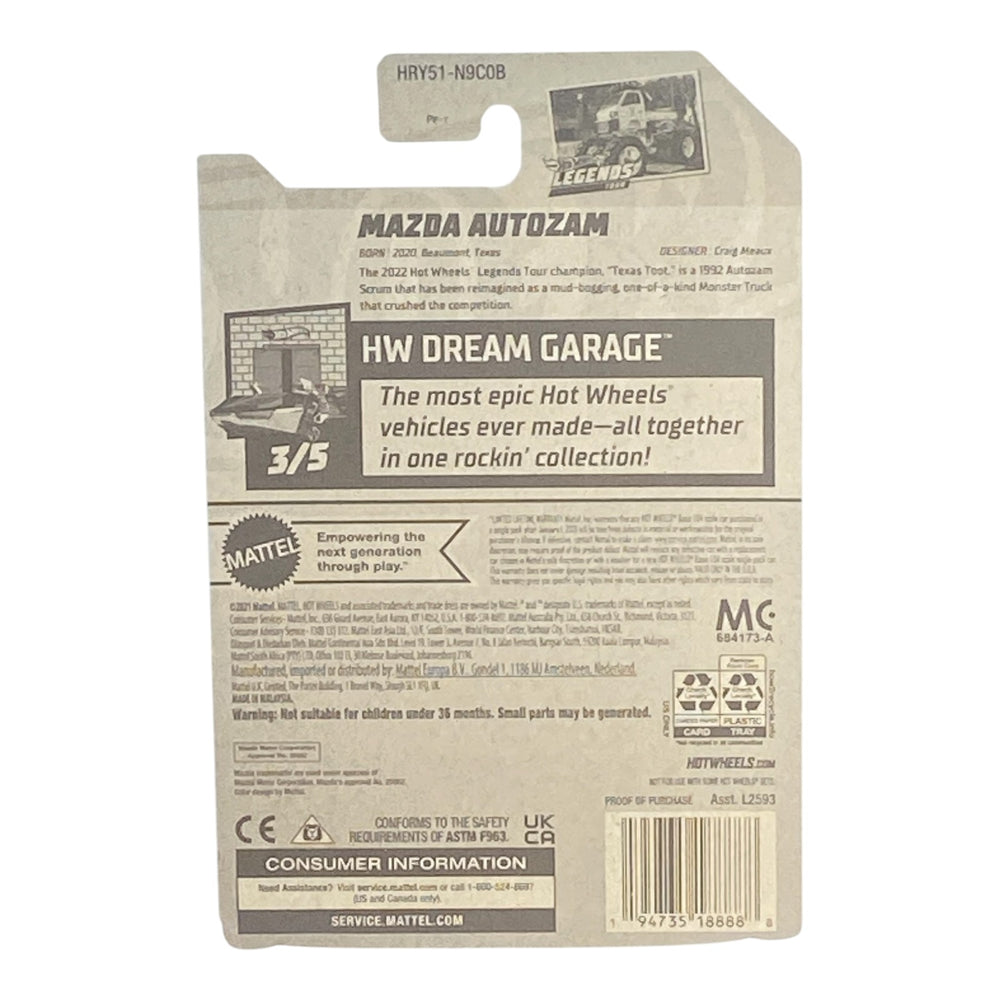 Hot Wheels Mazda Autozam - Dream Garage Series 3/5 -