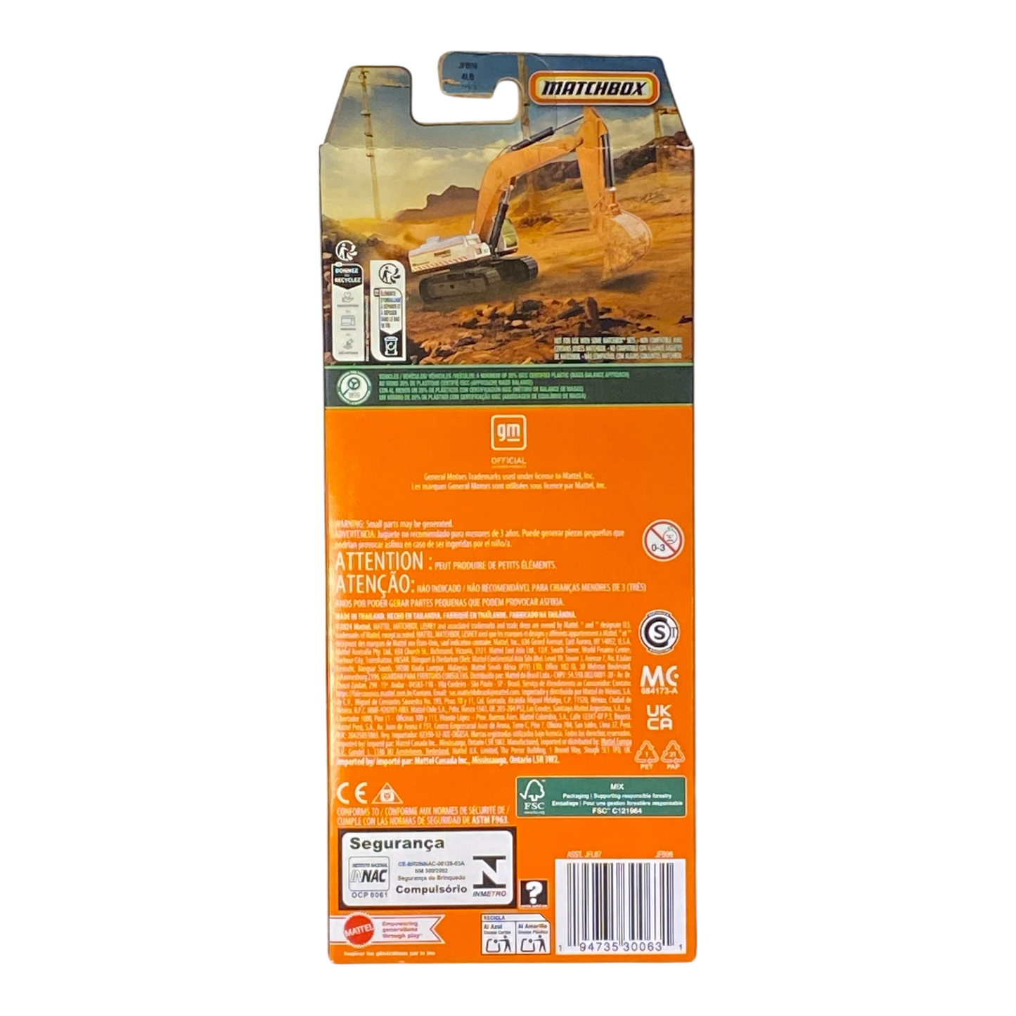 Matchbox 5 Packs - MBX Construction VII