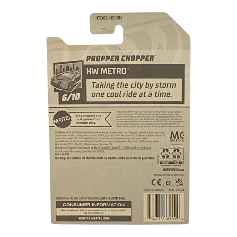 Hot Wheels Propper Chopper - Metro Series 6/10 -