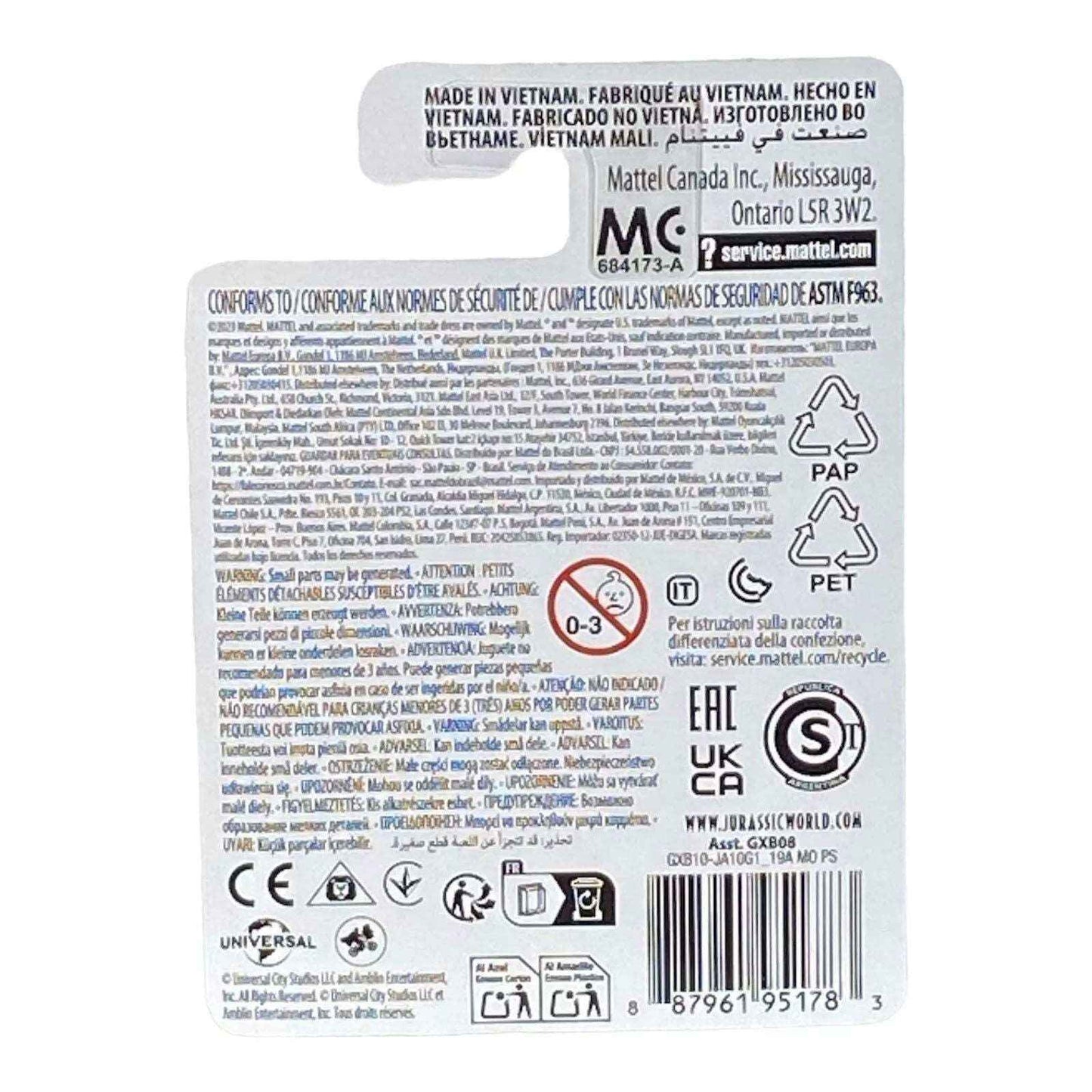 Triceratops Jurassic World Micro Figure / Cake Topper