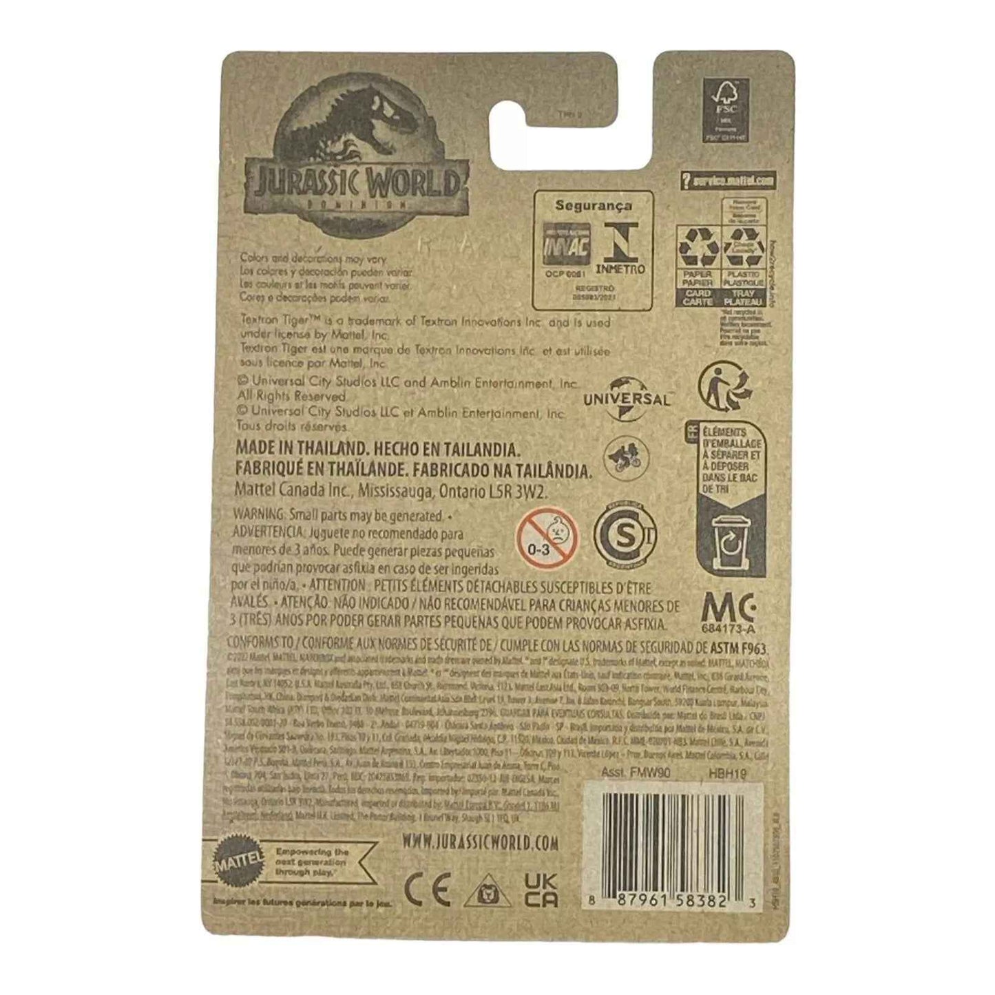 Matchbox '10 Textron Tiger - Jurassic World Dominion Series